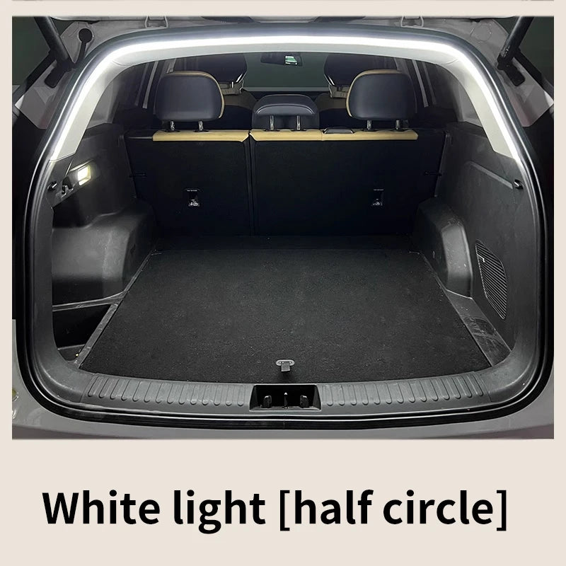 Car Trunk Lights, Automatic Induction Lights, LED Lights with Tailgate Lights, Car Reading Lights, and Interior Lights