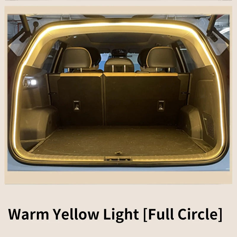 Car Trunk Lights, Automatic Induction Lights, LED Lights with Tailgate Lights, Car Reading Lights, and Interior Lights