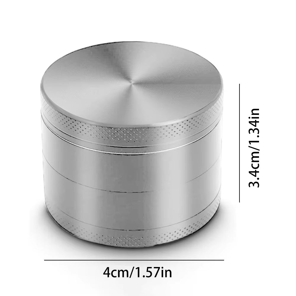 Mini Herb Grinders Metal for Smoking 4 Layers 63Mm Mill Zinc Alloy Tobacco Dry Herbal Grass Grinder Smoke Crusher Accessories