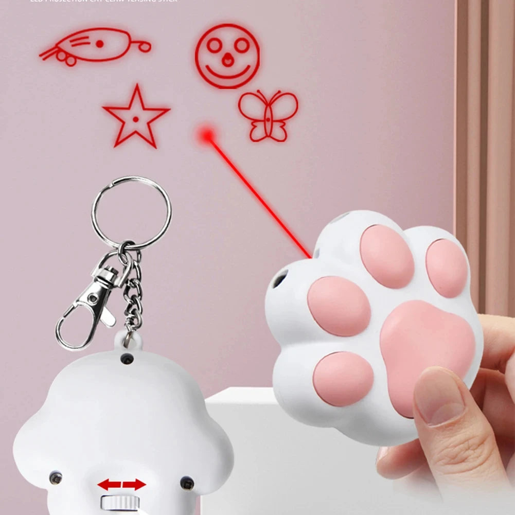  Rechargeable Laser pointer Pet Toy with 5 Adjustable Patterns