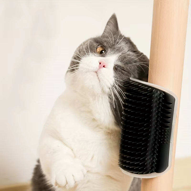 Cat Self Groomer with Massage Comb Brush